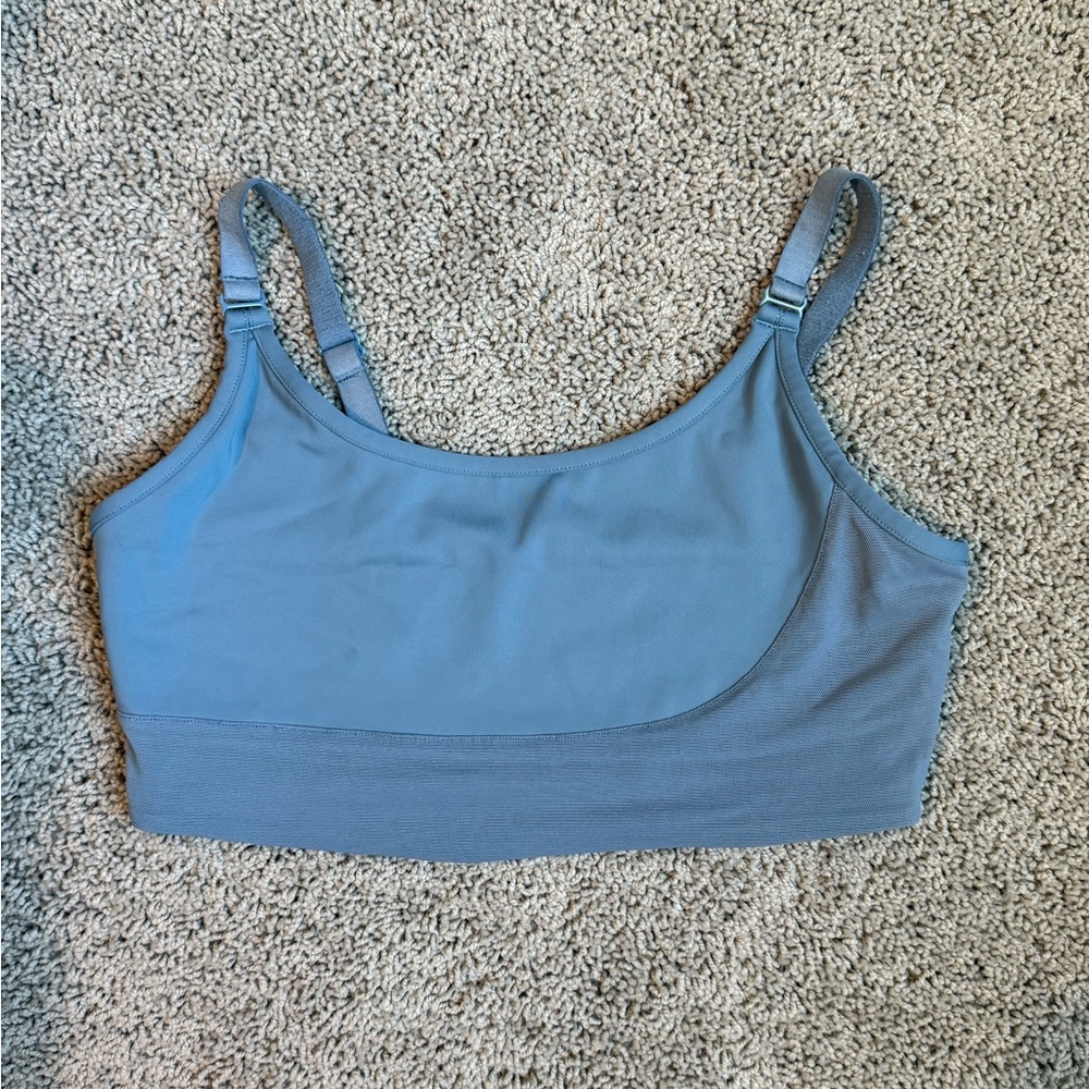 Gymshark Blue Sports Bra with Adjustable Straps